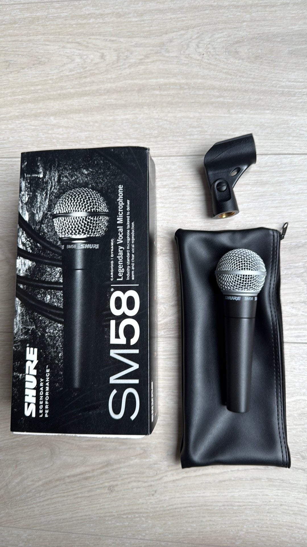 Shure SM58 LCE microfoon ZGAN, Muziek en Instrumenten, Ophalen of Verzenden, Zo goed als nieuw, Zangmicrofoon