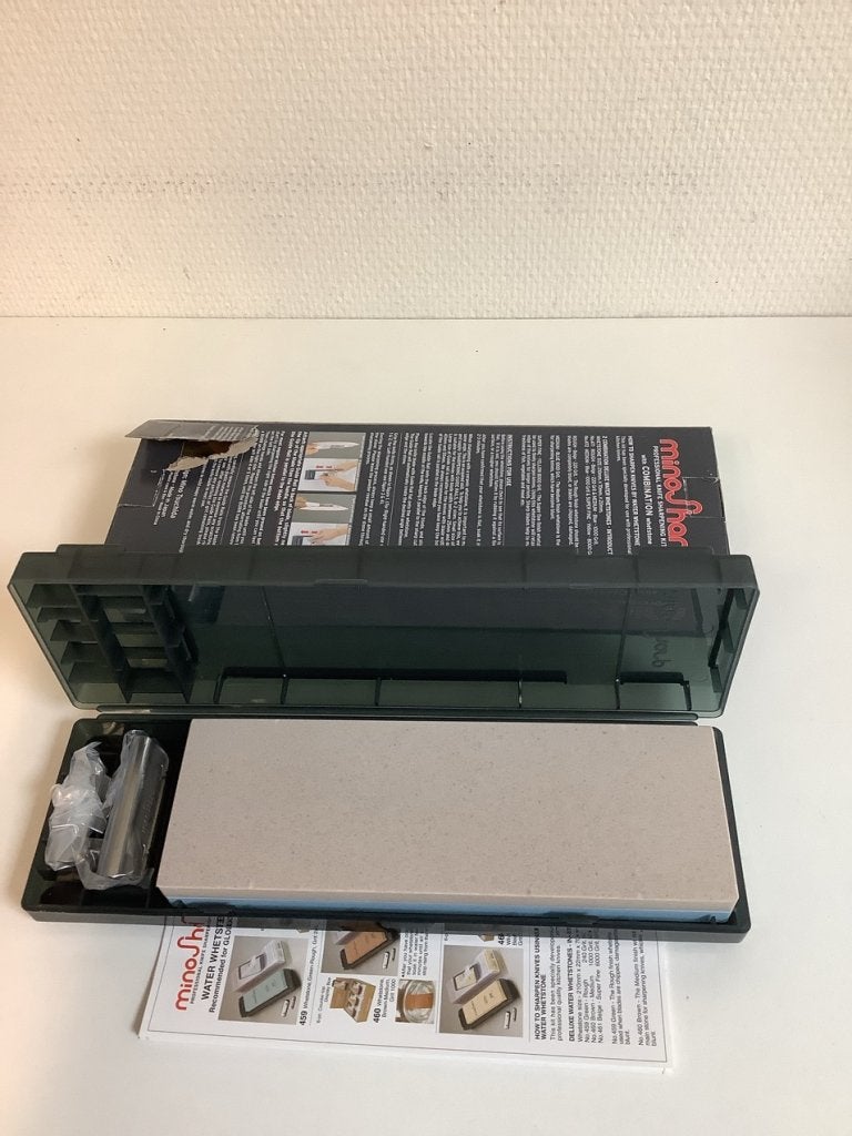 Global Slijpsteen 220/1000 met hulpje, Huis en Inrichting, Keuken | Keukenbenodigdheden, Info@mystore.nl, Nieuw, Bruggestraat 18