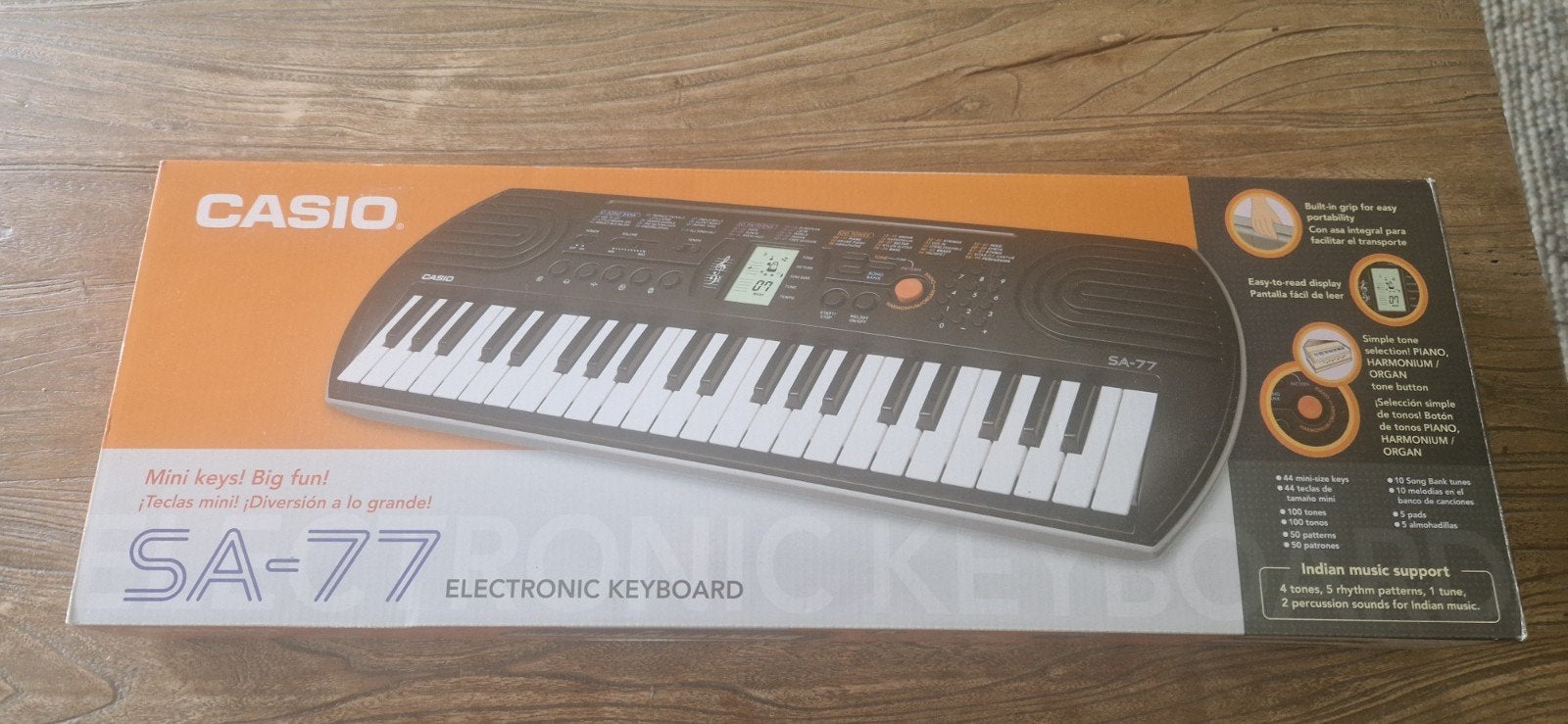 Casio SA-77 keyboard - Zo goed als nieuw, Verzenden, Zo goed als nieuw, Overige aantallen, Casio