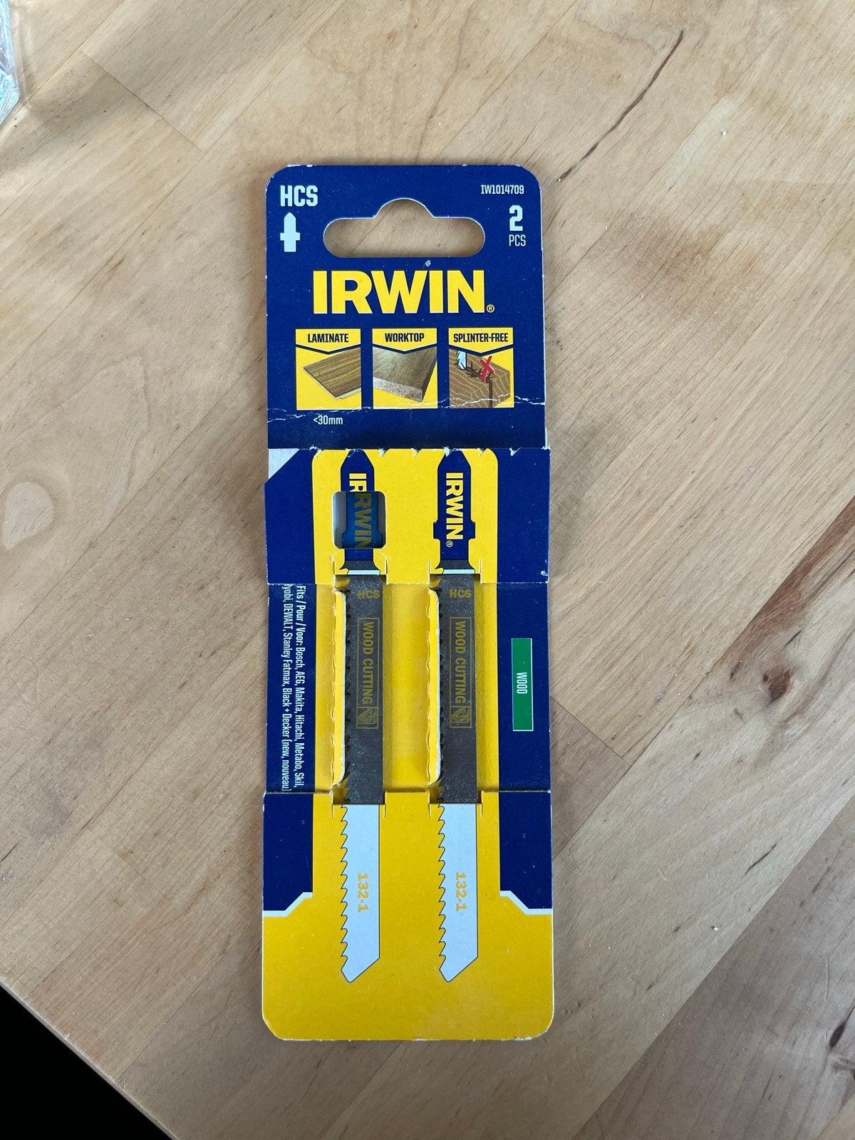Nieuwe Irwin HCS Decoupeerzaagjes voor hout (2 stuks), Ophalen of Verzenden, Nieuw