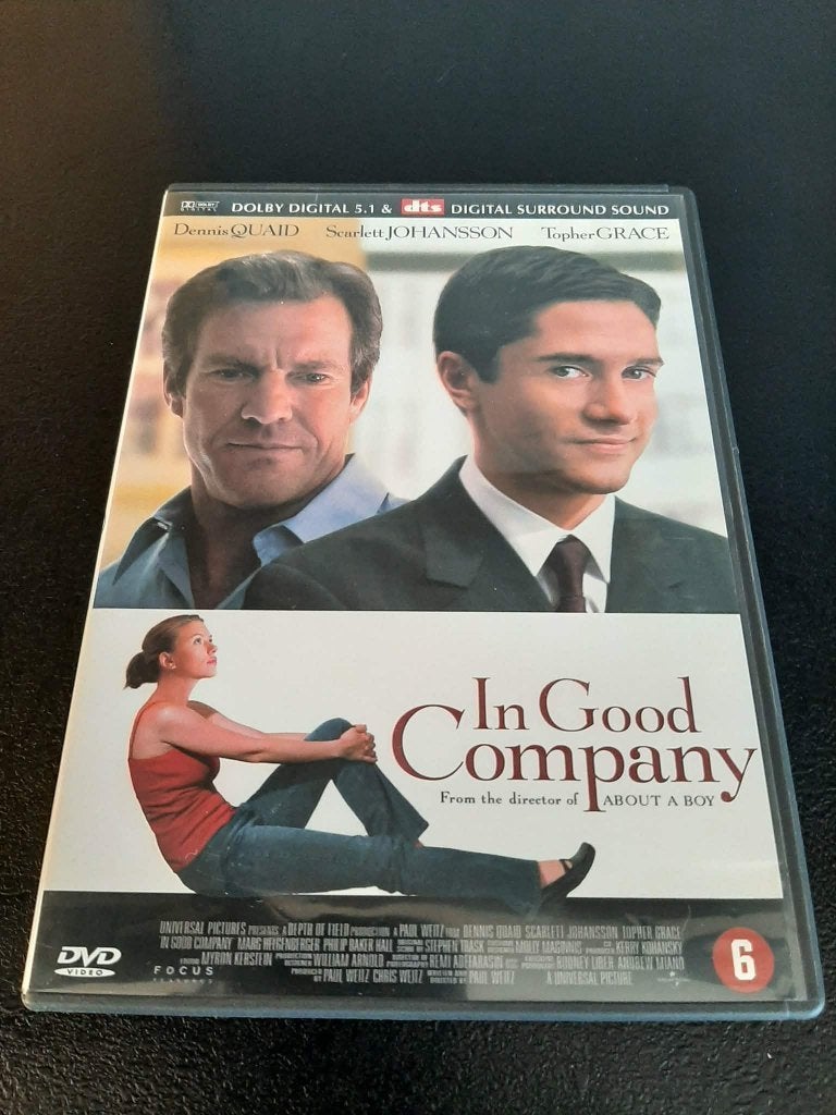 In good company, Dennis Quaid, Scarlett Johansson!, Vanaf 6 jaar, Ophalen of Verzenden, Gebruikt, Overige genres