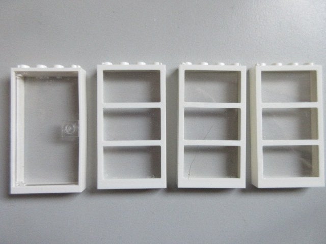 nr. 8523, Witte ramen en deur., Ophalen of Verzenden, Zo goed als nieuw, Complete set, Lego