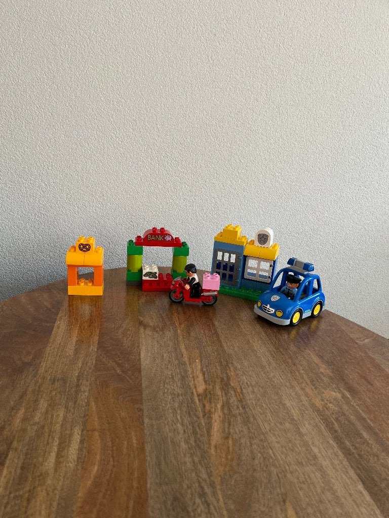 EGO DUPLO Ville 10532: My first police set, Overige thema's, Compleet, Ophalen of Verzenden, Zo goed als nieuw