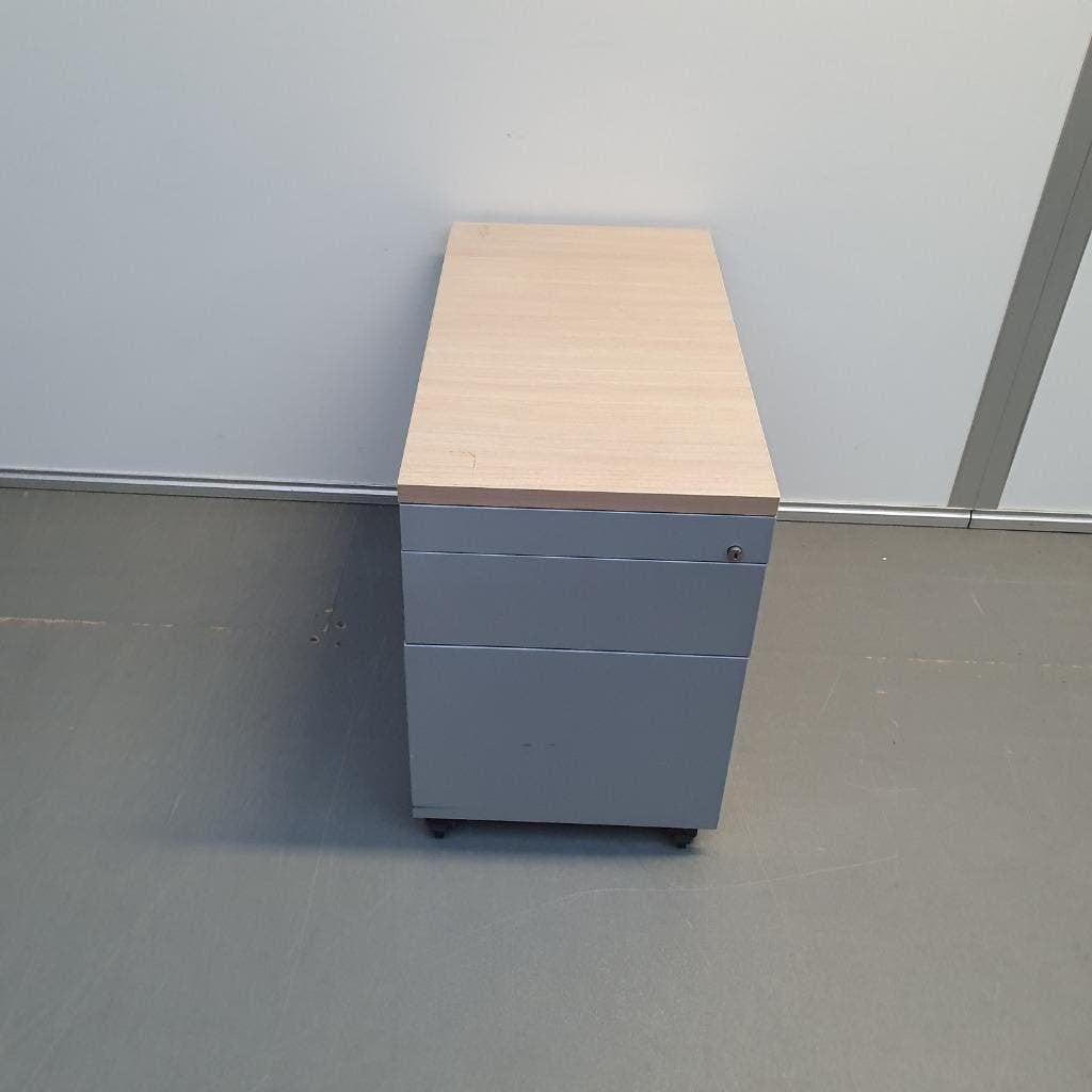 Ladekast - 62x46x79 cm ladeblok bureaukast, Ophalen, Gebruikt, 3 of 4 laden, Minder dan 100 cm