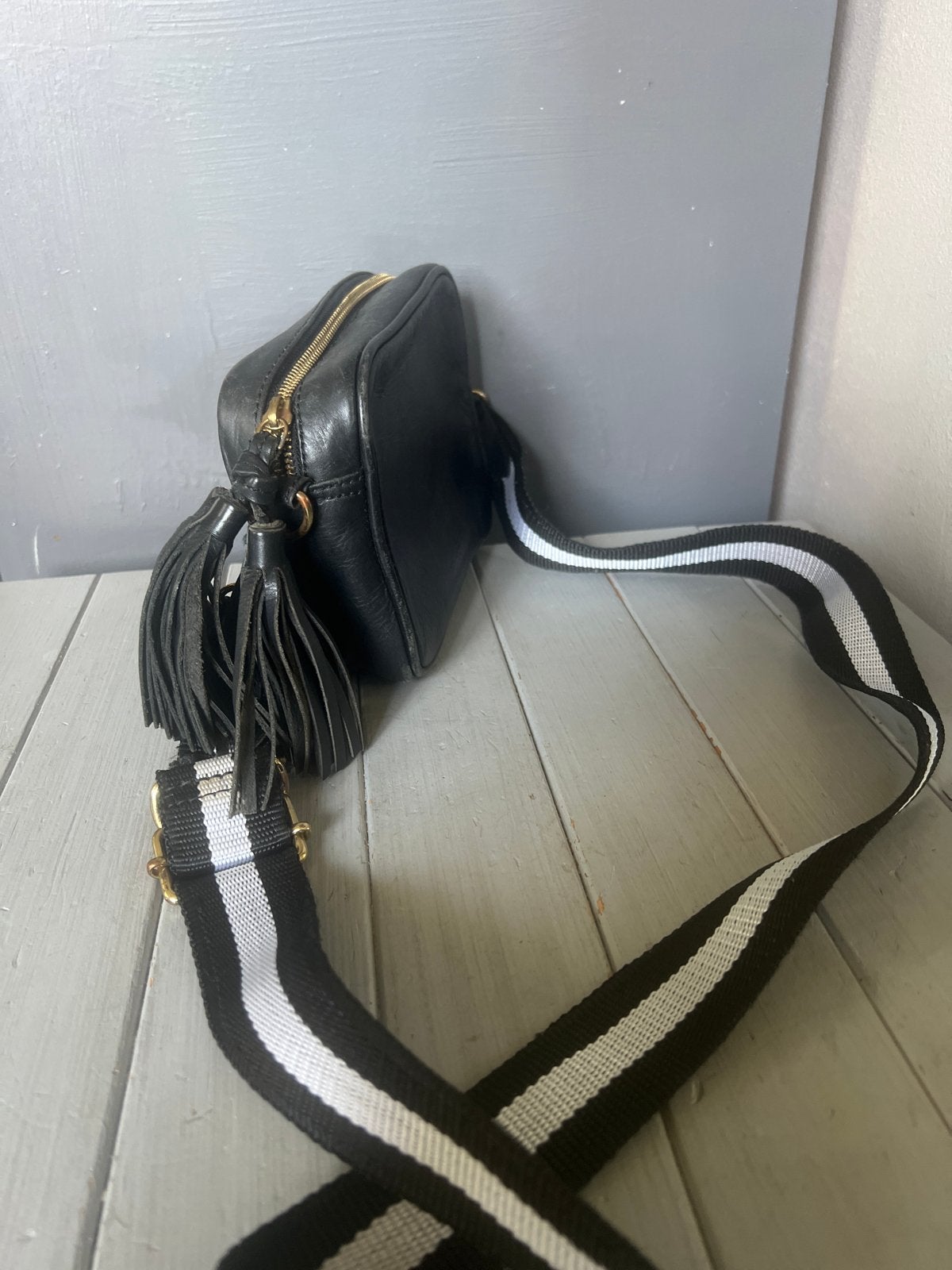 Beck Söndergaard Lullo Rua bag schoudertasje zwart kwastje, Ophalen of Verzenden, Zo goed als nieuw, Zwart, Schoudertasje