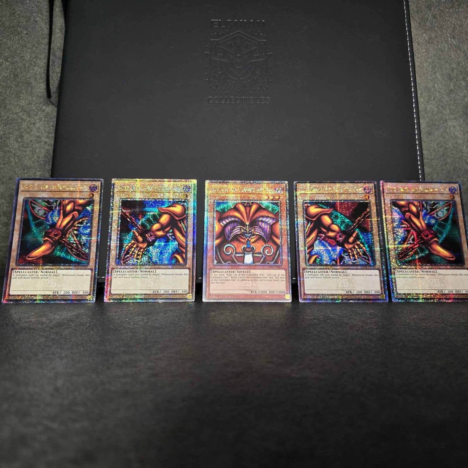 Exodia Set - Quarter Century Secret Rare, Verzenden, Zo goed als nieuw, Meerdere kaarten, Foil