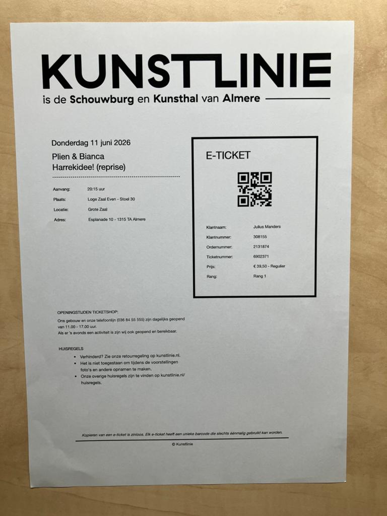 Plien en Bianca 11 juni in Almere, Twee personen, Juni