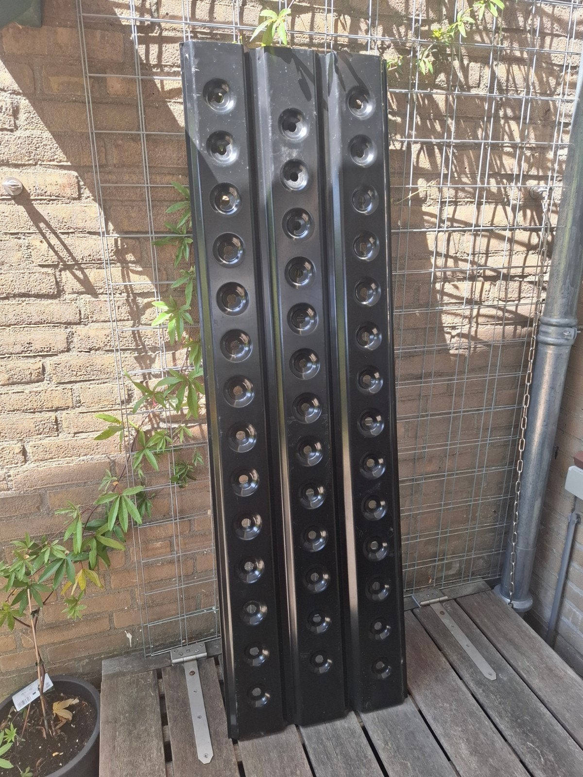 Zandladder aluminium 4x4, Ophalen, Metaal