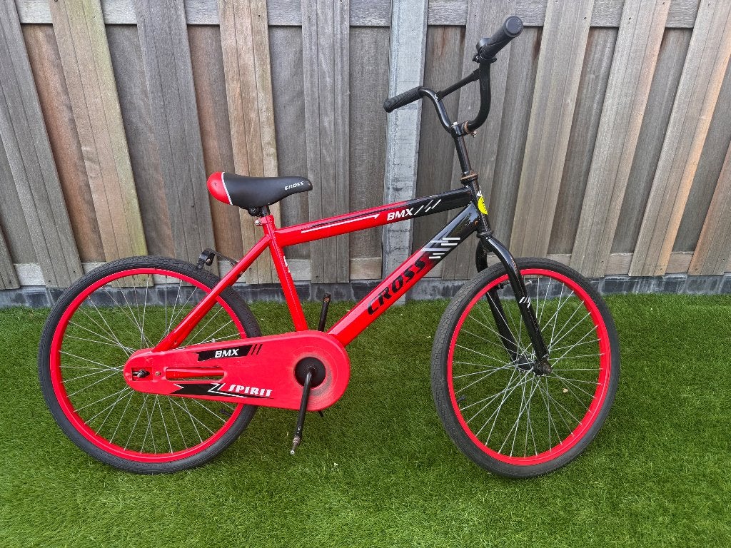 Spirit BMX Cross fiets 22", Fietsen en Brommers, Fietsen | Crossfietsen en BMX, Ophalen, Terugtraprem, Gebruikt, Staal