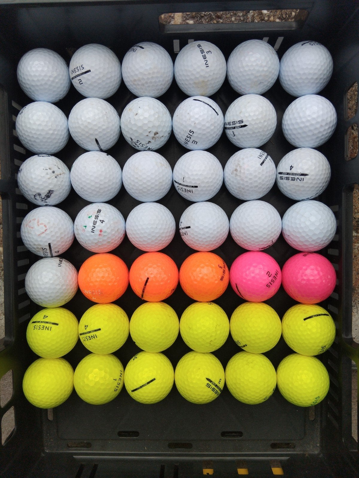 Golfballen Inesis, Ophalen of Verzenden, Gebruikt, Bal(len)