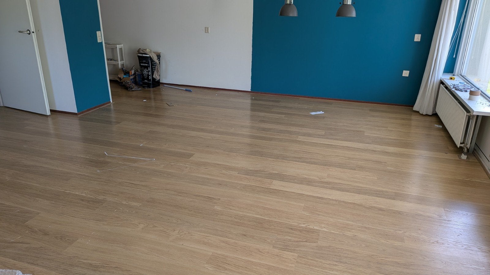 Laminaat 40 m2 en 18 m2, zelf uithalen, Ophalen, 50 tot 150 cm, 10 m² of meer, 10 tot 30 cm