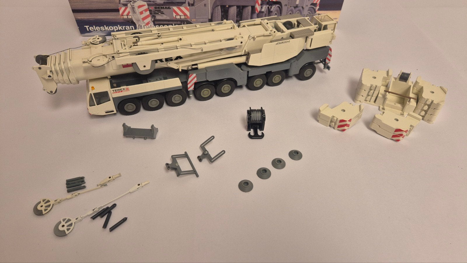 Terex demag AC 500-1 SSL conrad 1:50, Hobby en Vrije tijd, Modelauto's | 1:50, Ophalen, Gebruikt, Hijskraan, Tractor of Landbouw