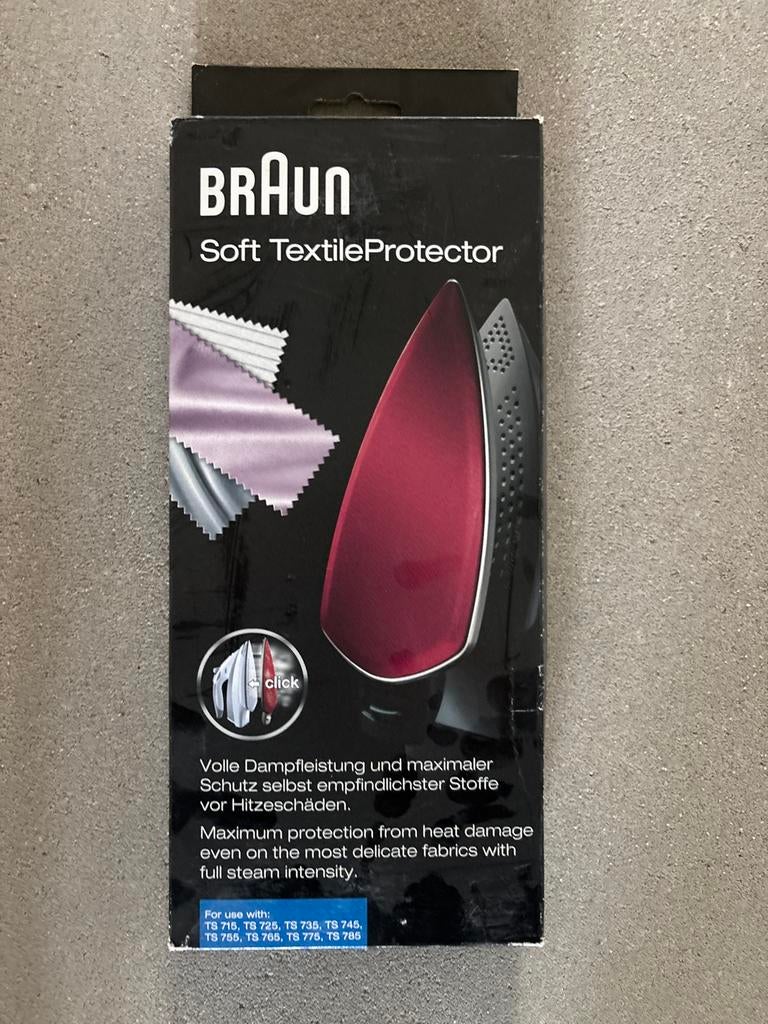 Braun Soft Textile Protector voor strijkijzer, Stoomreiniger, Ophalen of Verzenden, Braun, Braun
