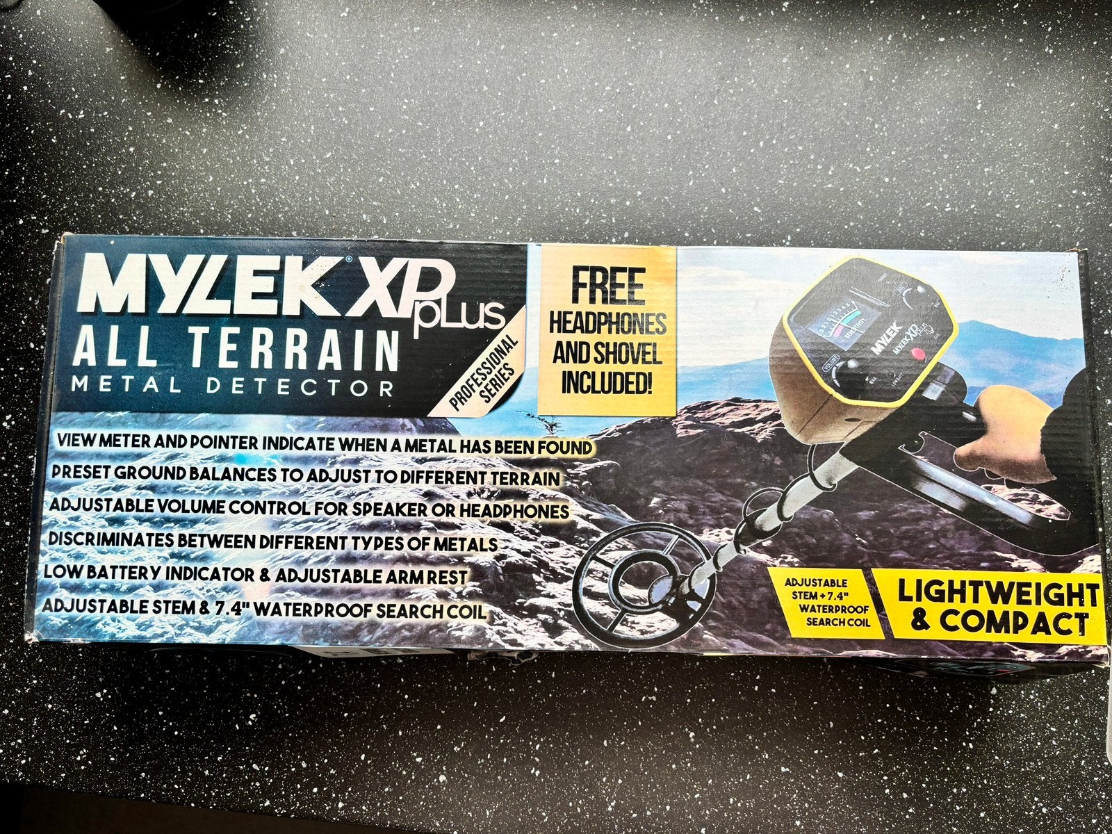 Mylek XP Plus Metaaldetector NIEUW, Overige merken, Nieuw, Ophalen of Verzenden, 30 cm of minder