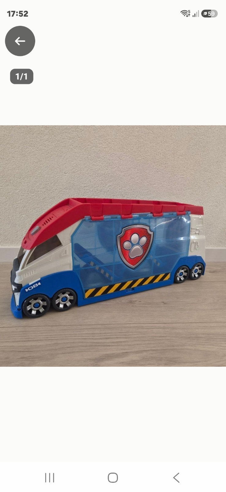 Paw Patrol Truck / Vrachtwagen - NIEUWSTAAT, Kinderen en Baby's, Ophalen of Verzenden, Gebruikt