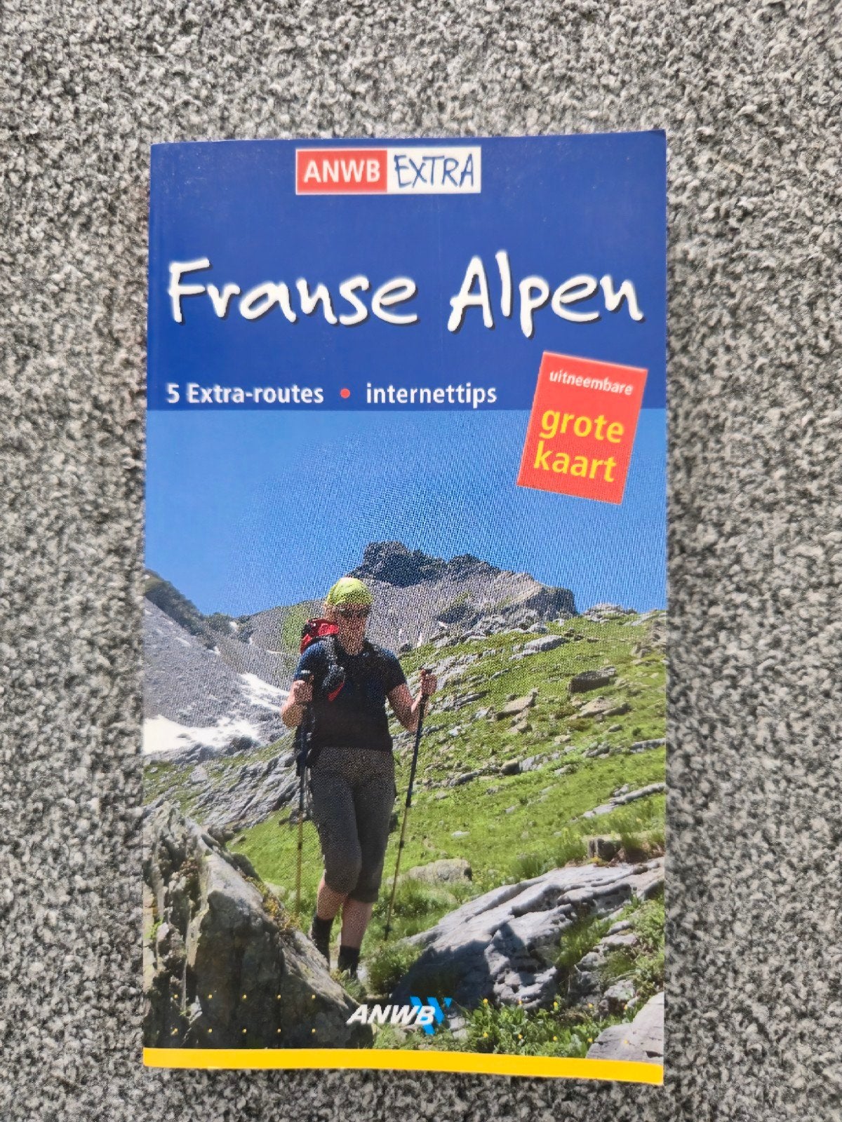 ANWB Extra Franse Alpen Reisgids met kaart, Boeken, Gelezen, Europa, Ophalen of Verzenden, Reisgids of -boek