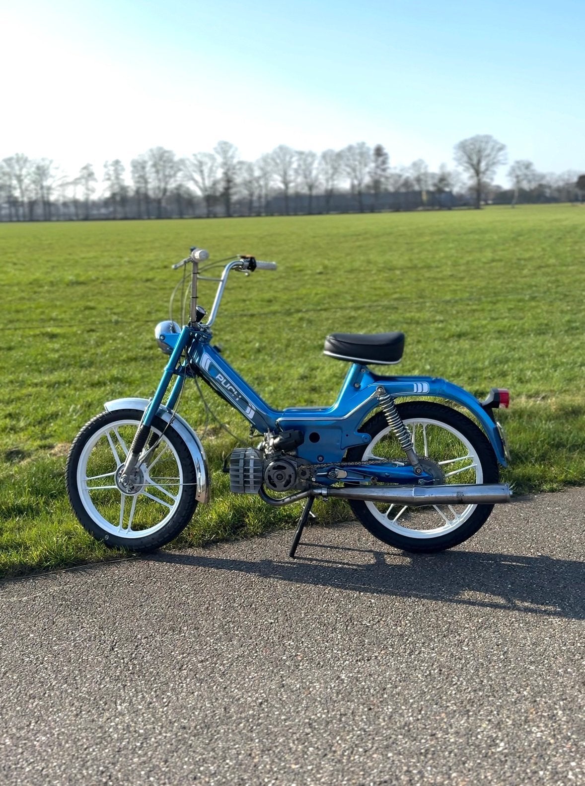 Puch maxi 74cc, nieuwe velgen + banden, Ophalen, Gebruikt, Maximaal 45 km/u, 1 versnellingen