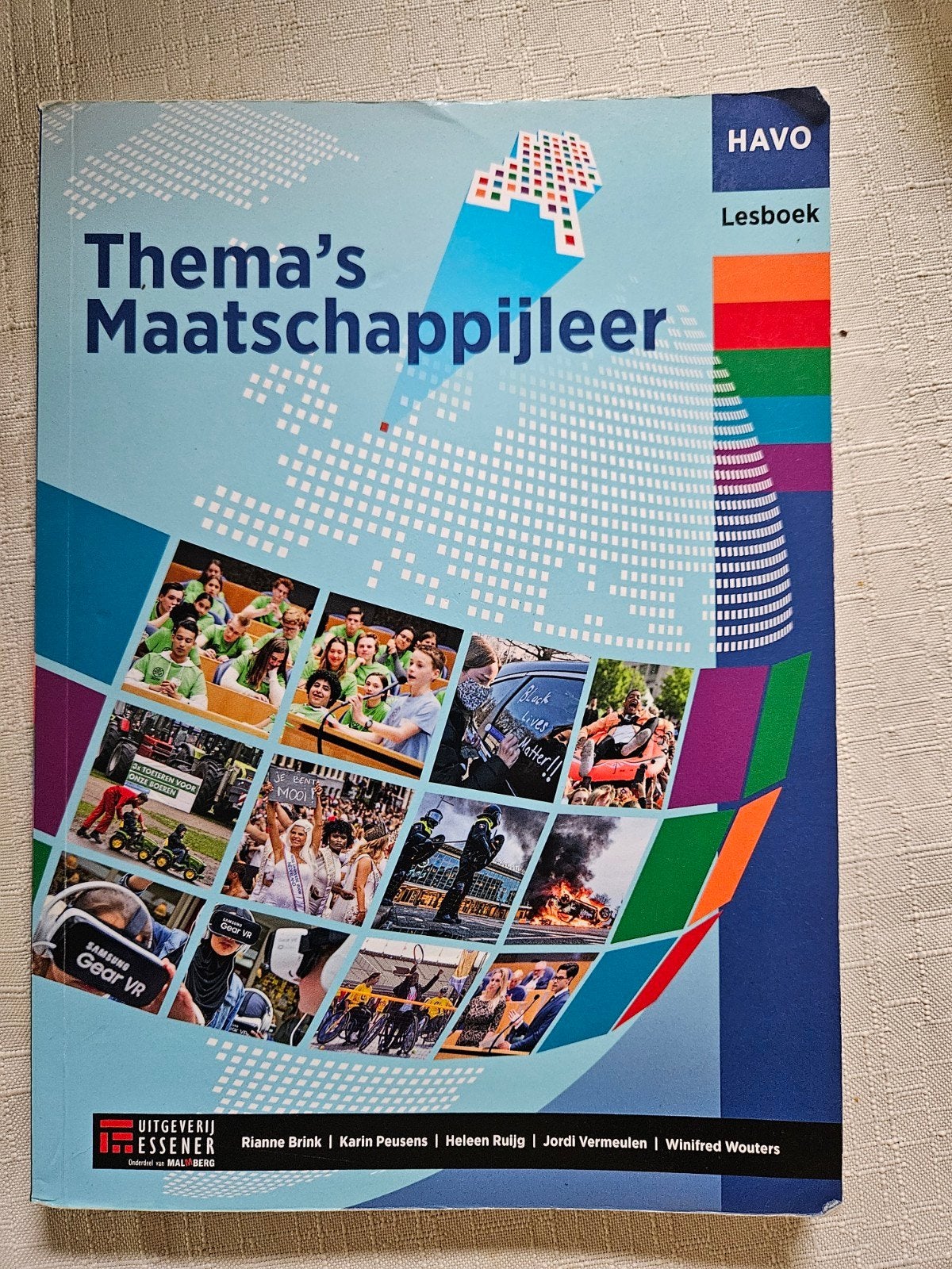 HAVO  Lesboek Thema's Maatschappijleer - Essener, Boeken, Ophalen of Verzenden, Gelezen, HAVO, Maatschappijleer