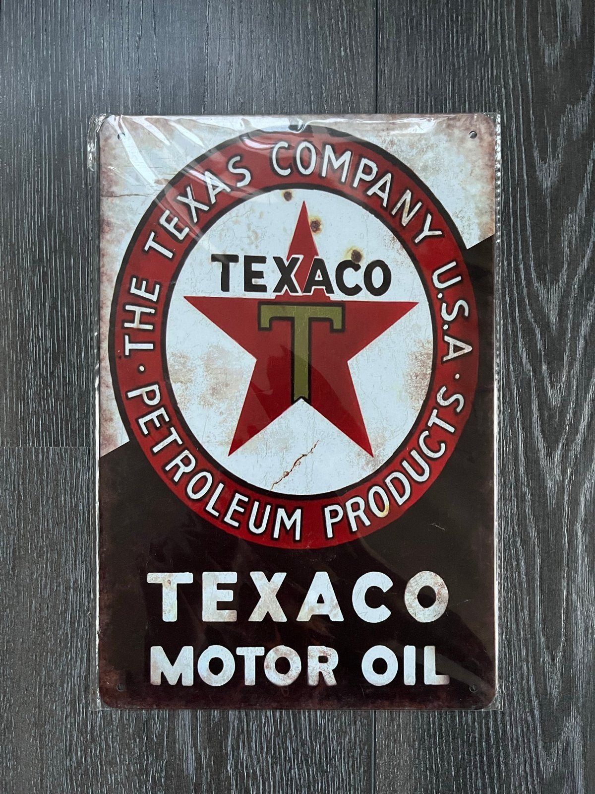 Vintage Retro USA Wandborden Metaal - Ford, Mustang, Texaco, Ophalen of Verzenden, Nieuw, Reclamebord