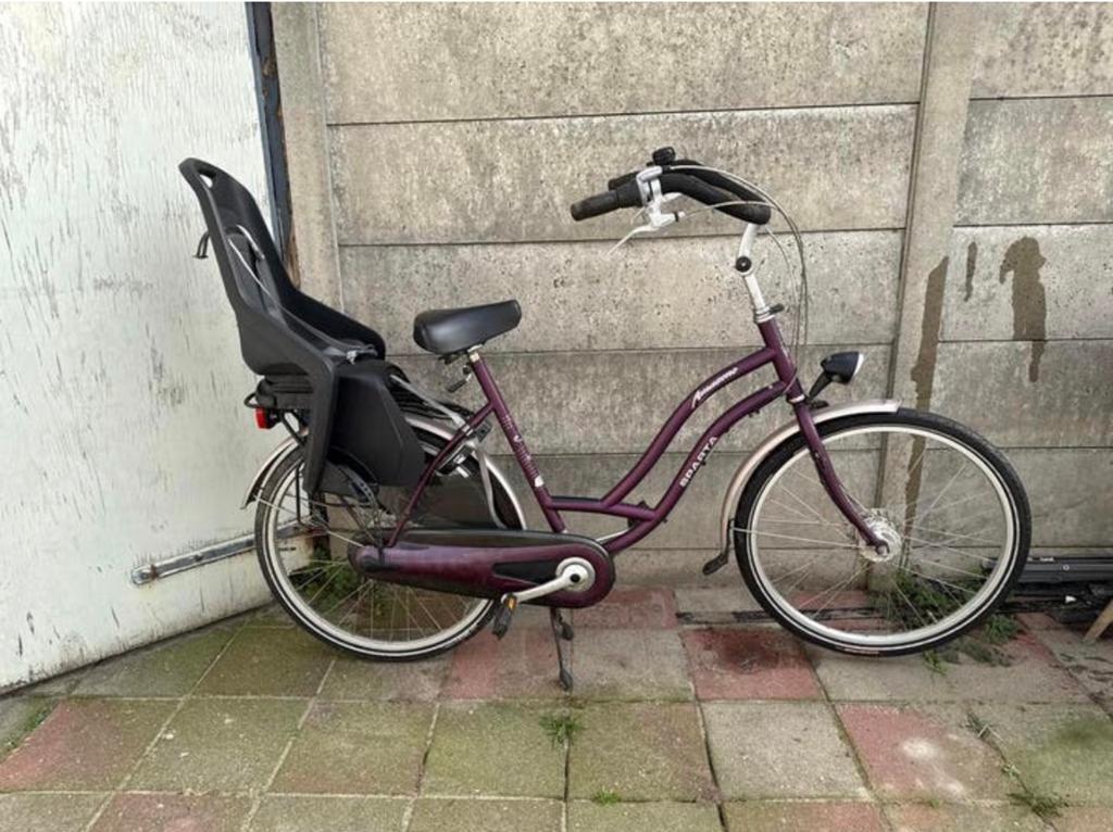 Nette Sparta Amazone damesfiets met kinderzitje, Fietsen en Brommers, Fietsen | Dames | Moederfietsen, Ophalen, Sparta, Versnellingen