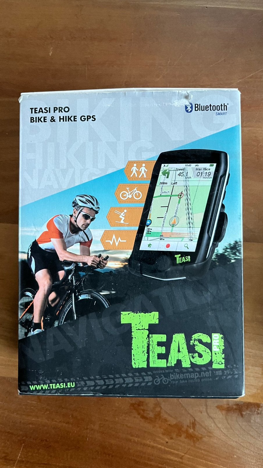 Teasi wandel- en fietsnavigatie T.E.A.B., Fietsen en Brommers, Fietsaccessoires | Fietscomputers, Ophalen, Gebruikt
