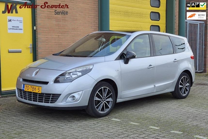 Renault Grand Scénic 1.4 TCe Bose 7persoons Airco! Cruise C, Auto's, Renault, Voorwielaandrijving, Euro 5, Stof, Zwart