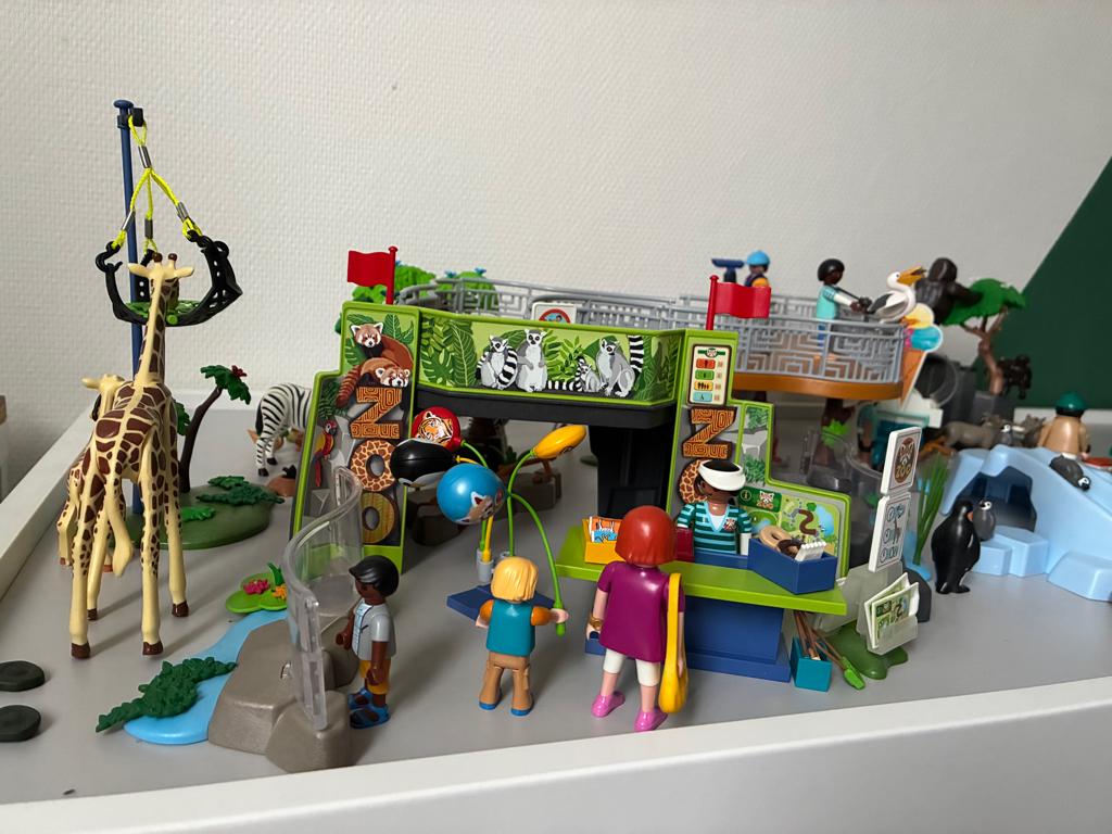 Playmobil dierentuin Family Fun met extra's, Kinderen en Baby's, Speelgoed | Playmobil, Ophalen of Verzenden, Zo goed als nieuw