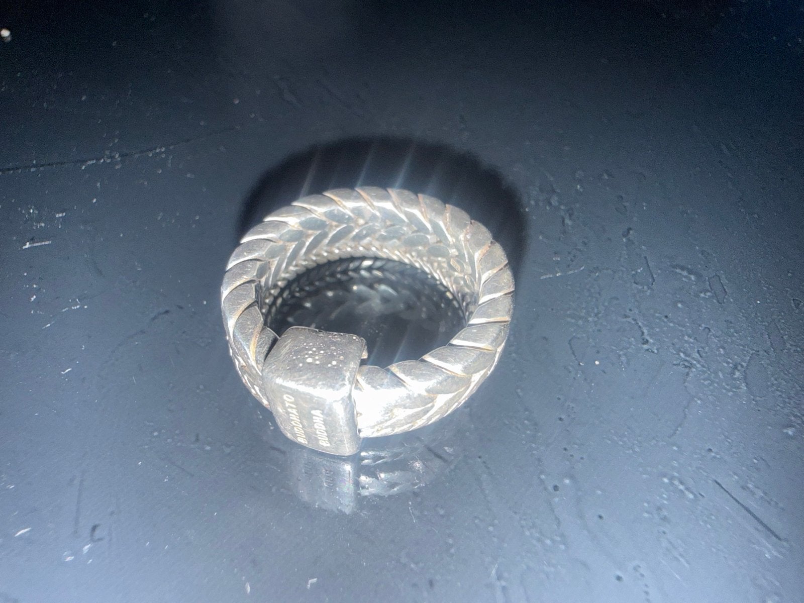 Buddha to Buddha ring, maat 18, 18 tot 19, Gebruikt, Ophalen of Verzenden, Dame of Heer