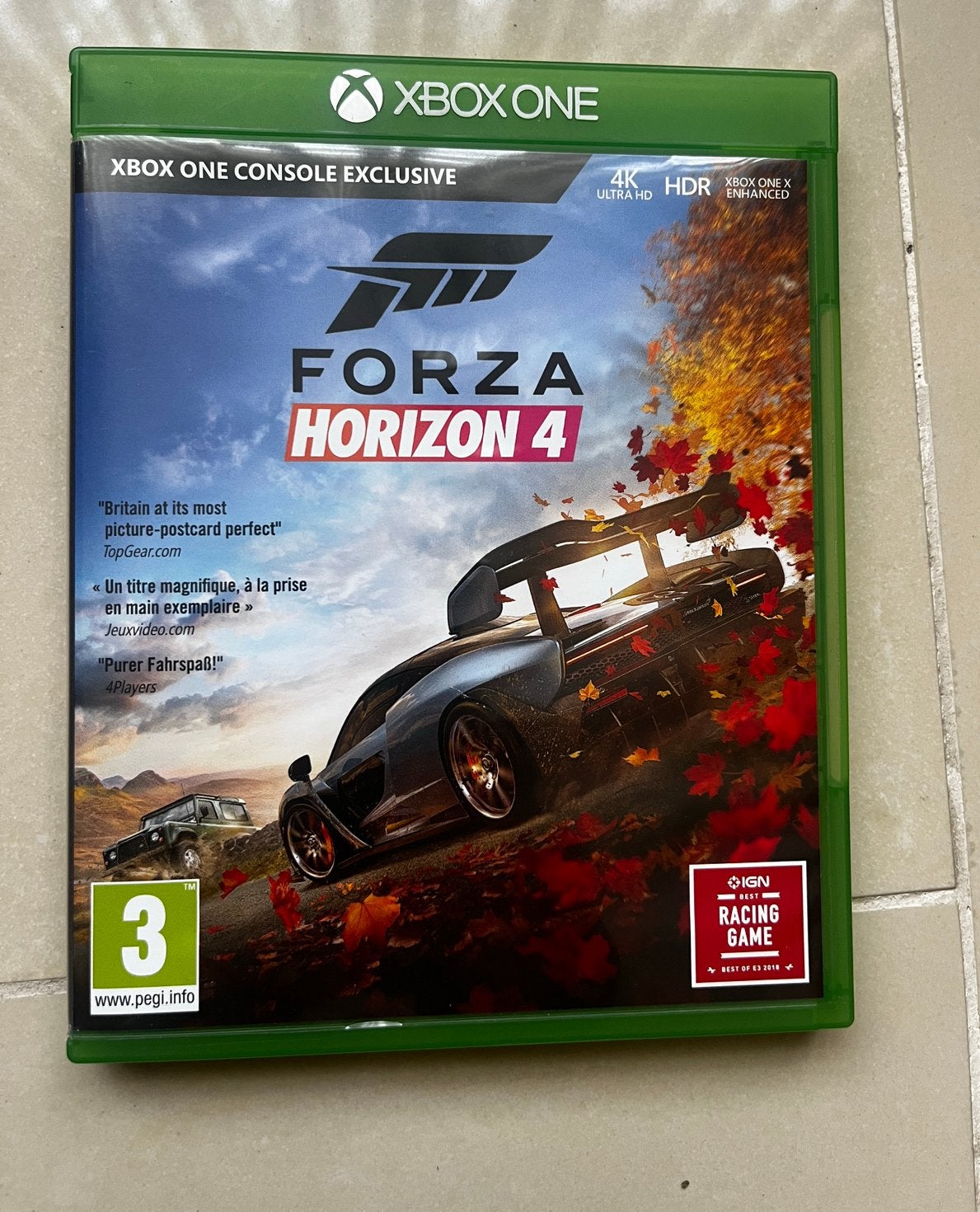 Forza Horizon 4        Xbox One Game CD, Spelcomputers en Games, 1 speler, Racen en Vliegen, Ophalen of Verzenden, Zo goed als nieuw