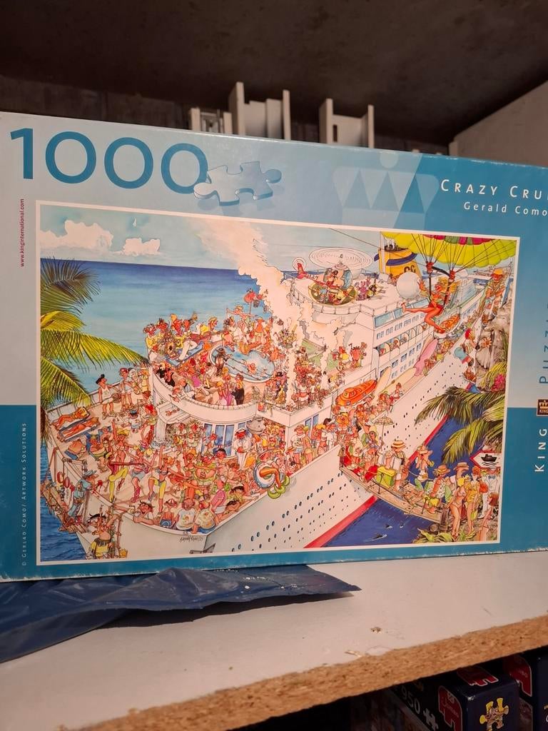 King Puzzels 1000 stukjes - Diverse thema's, Ophalen of Verzenden, 500 t/m 1500 stukjes, Gebruikt, Legpuzzel