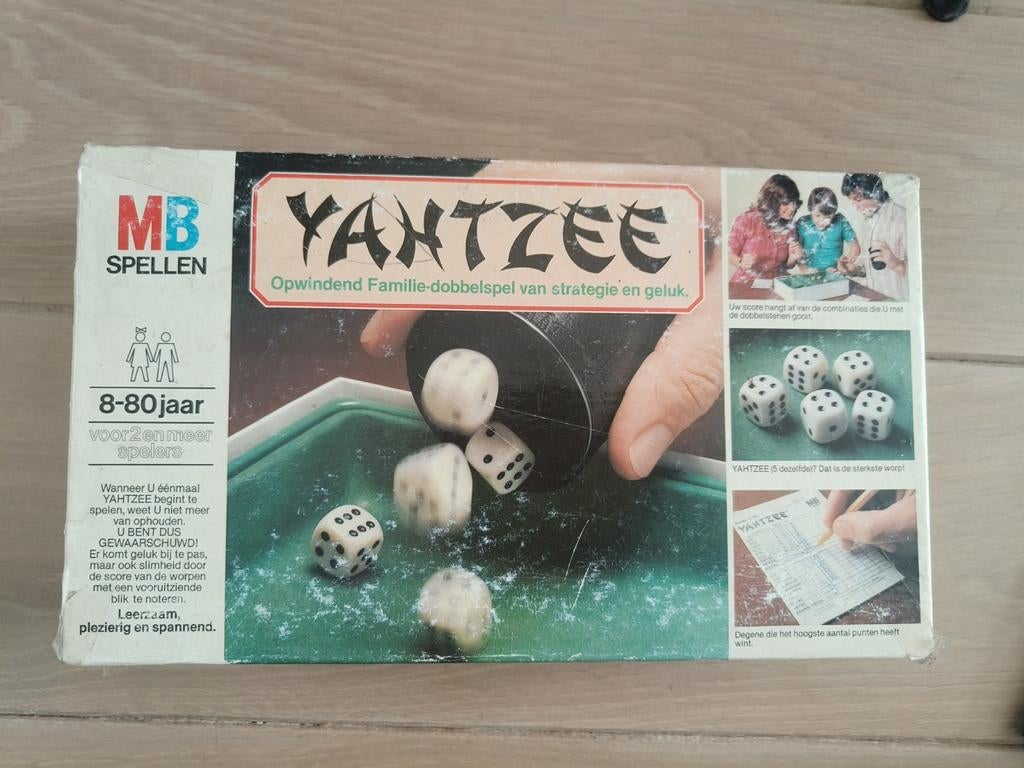 Spel: Yahtzee, Hobby en Vrije tijd, Gezelschapsspellen | Bordspellen, Ophalen of Verzenden