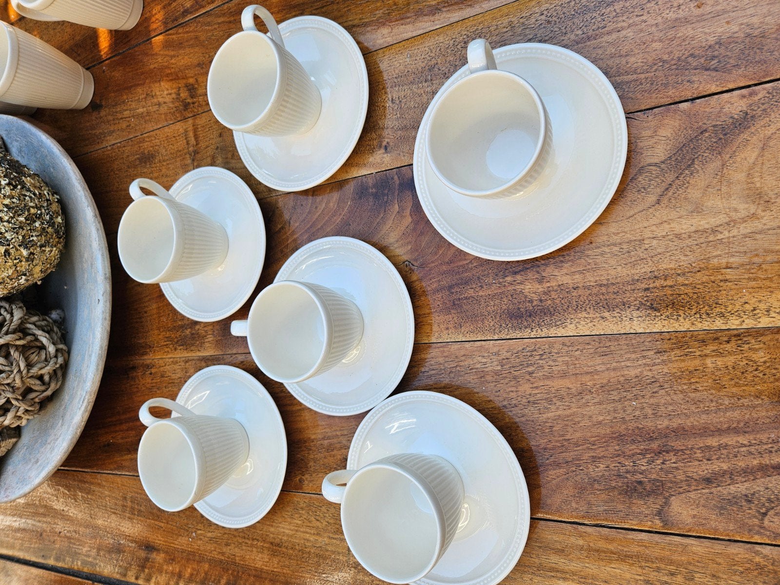6x Wedgwood Windsor kopjes en schotels. Alles in prima staat, Huis en Inrichting, Keuken | Servies, Ophalen, Zo goed als nieuw