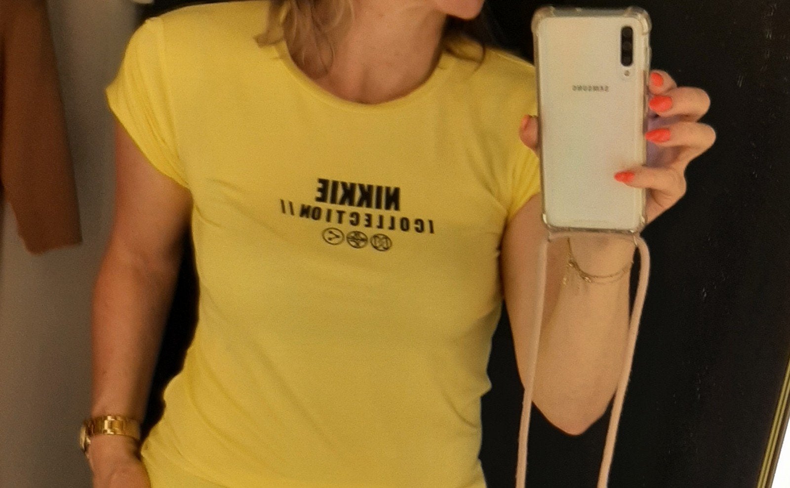 Nikkie plessen shirt geel, Geel, Ophalen of Verzenden, Zo goed als nieuw, Maat 36 (S)