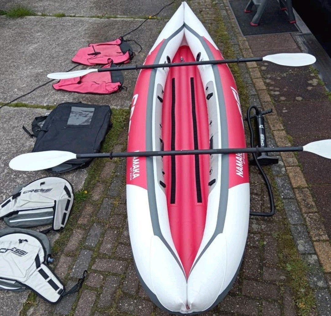 Kajak Cressi Namaka 10'7" (325 cm) opblaasbaar ZEER HOGE KWA, Kajak, Twee personen, Ophalen of Verzenden, Zo goed als nieuw