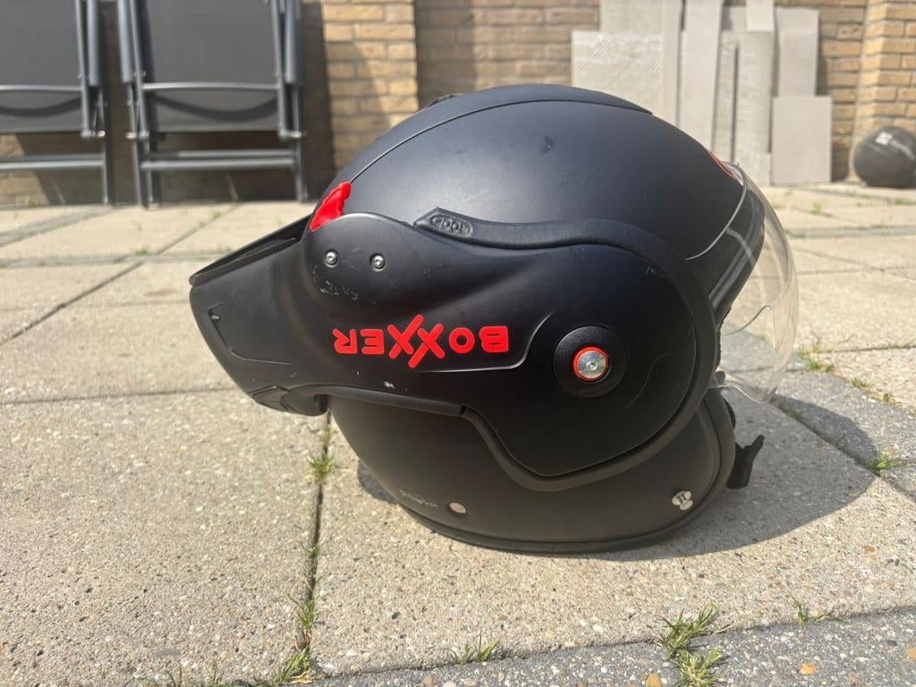 Roof Boxxer R09 helm, mat zwart, maat S, Motoren, Overige merken, Systeemhelm, Dames, Ophalen of Verzenden