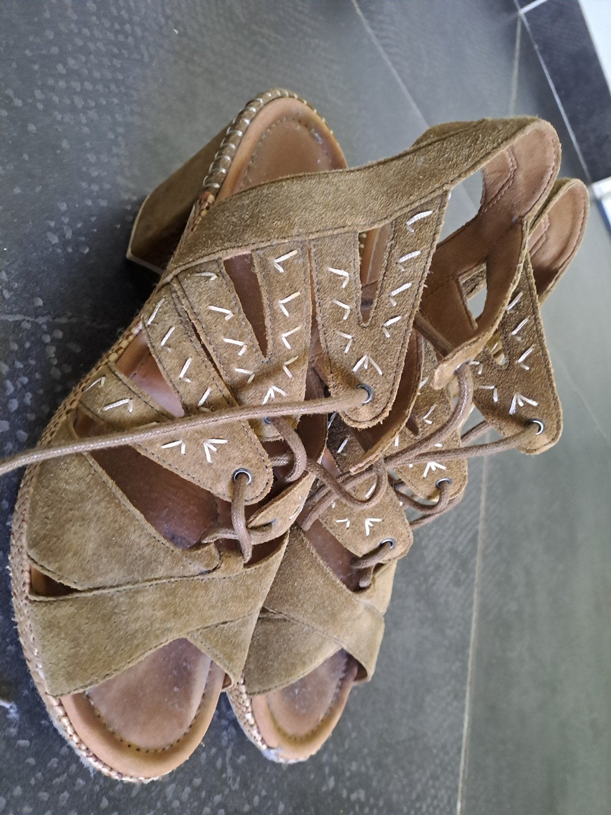 Mooie groene sandaal van Gabor, Ophalen, Gabor, Sandalen of Muiltjes, Zo goed als nieuw