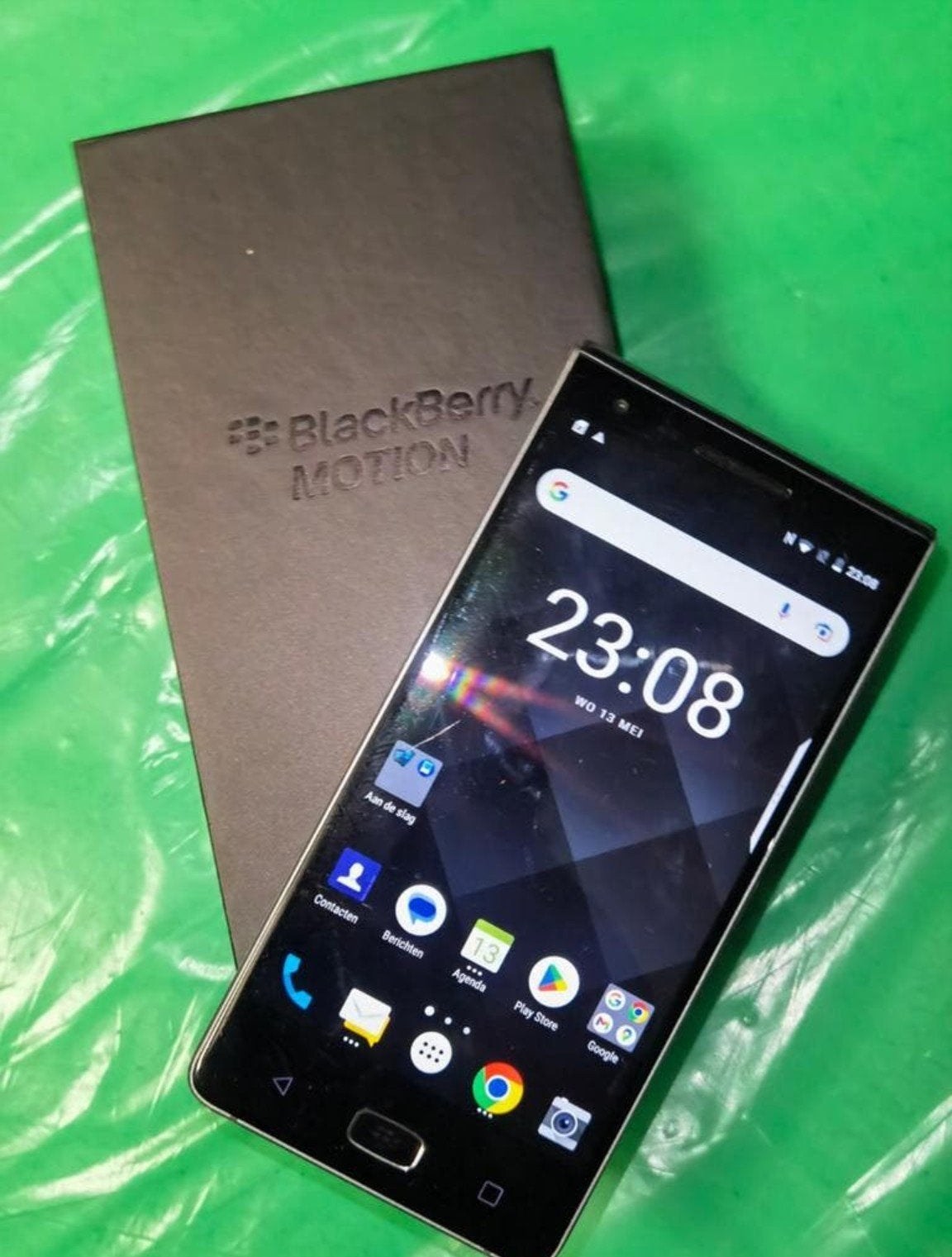 Compleet goede werkend blackberry motion met carbon aan de a, Ophalen of Verzenden, Gebruikt