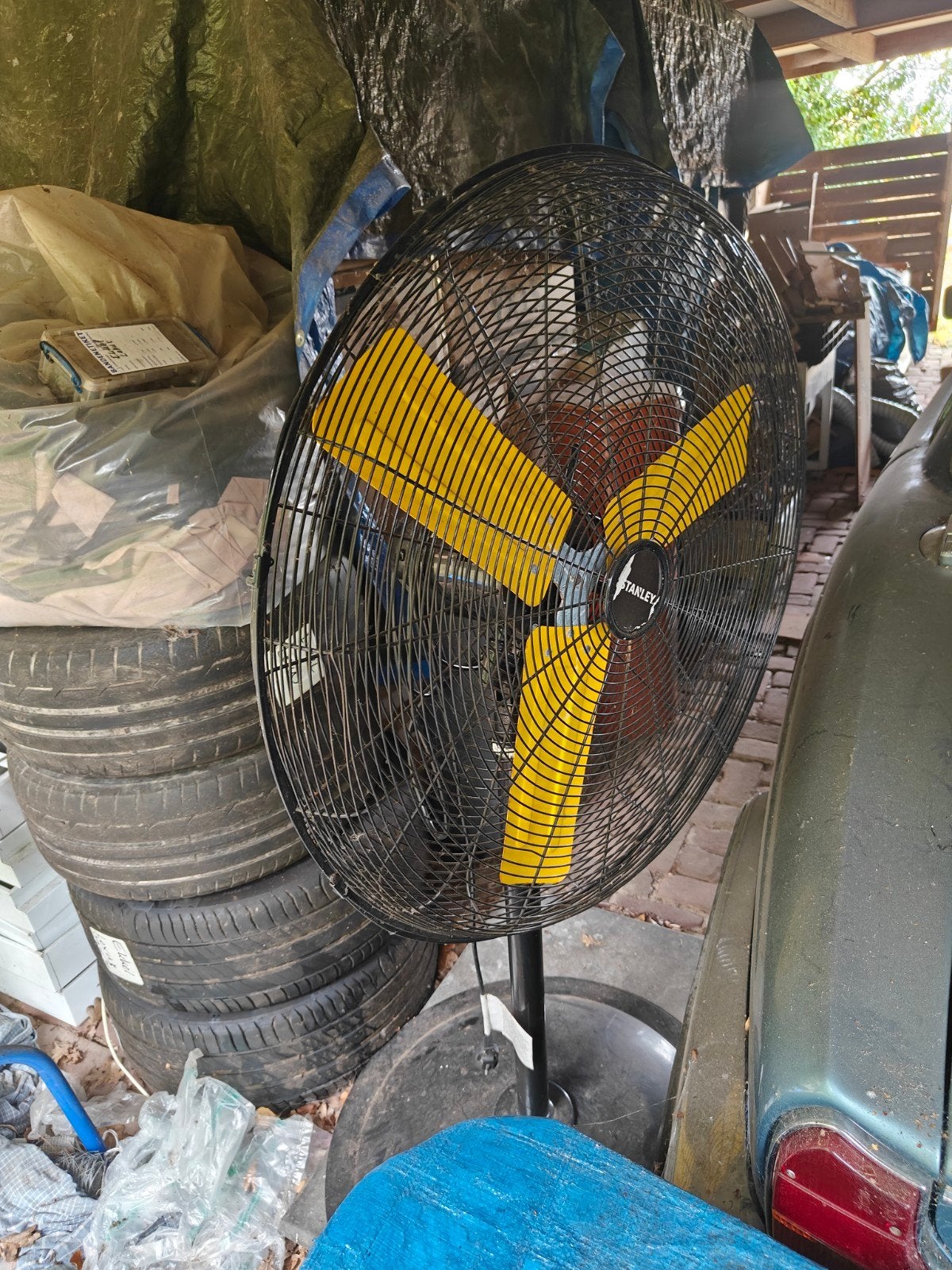 Grote ventilator diameter 80 cm, Ophalen