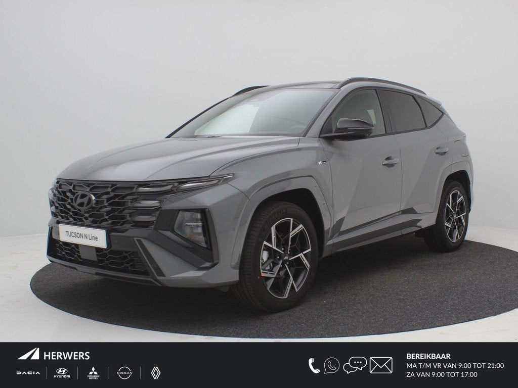 Hyundai Tucson 1.6 T-GDI HEV N Line / Navigatie / Camera / A, Auto's, Hyundai, 238 pk, Lichtsensor, Euro 6, 4 cilinders