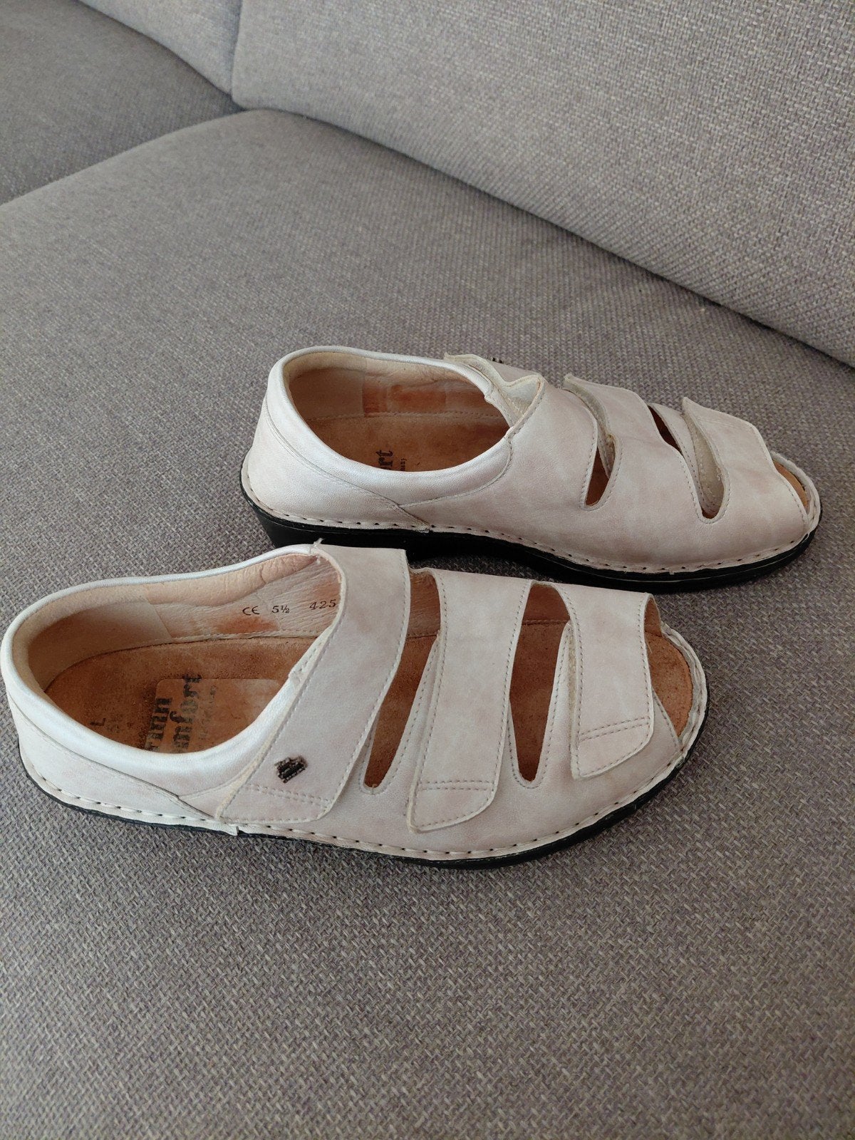 finn comfort schoenen/sandalen maat 38.5 vaste prijs 15.00, Ophalen of Verzenden, Zo goed als nieuw, Sandalen of Muiltjes