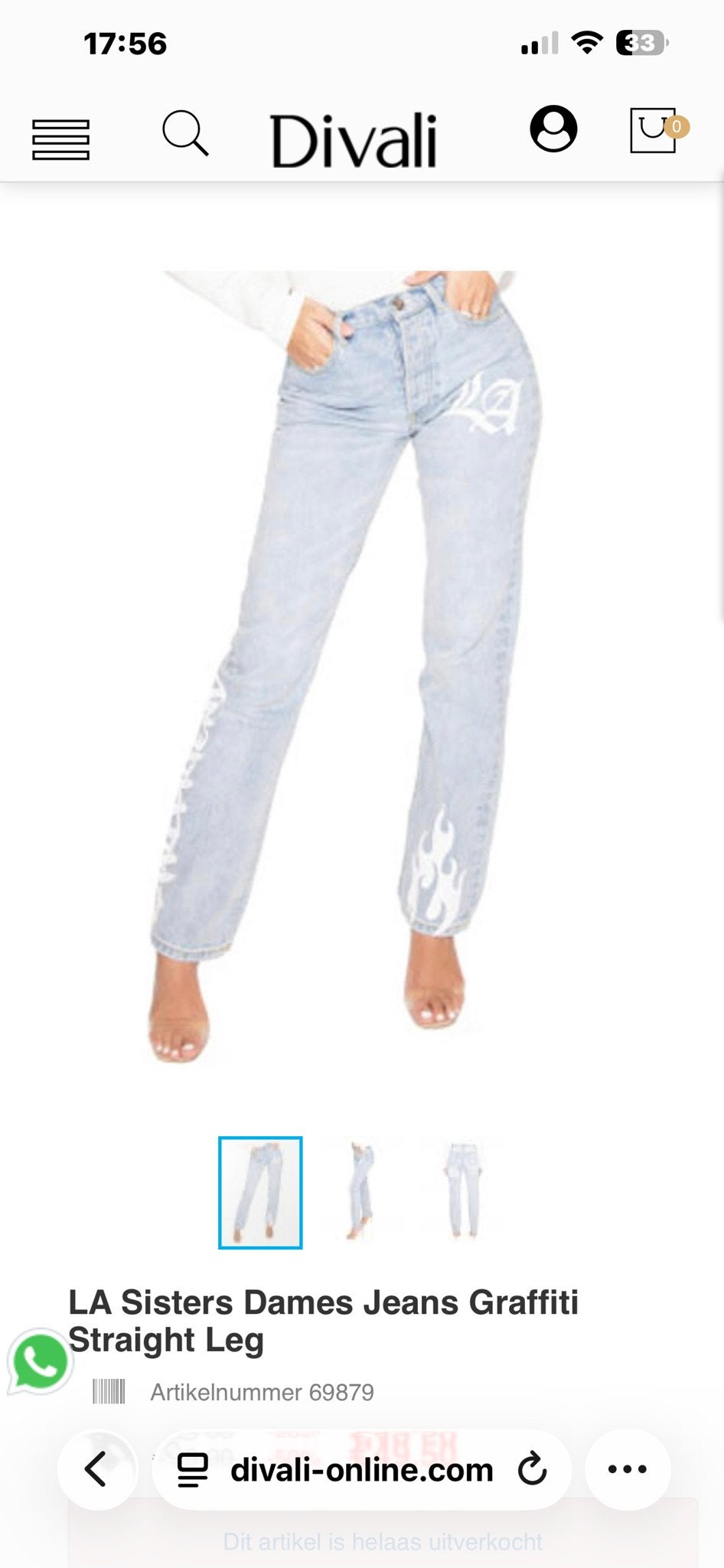 LA Sisters Broek Maat L, Verzenden, Gedragen, Maat 42/44 (L)