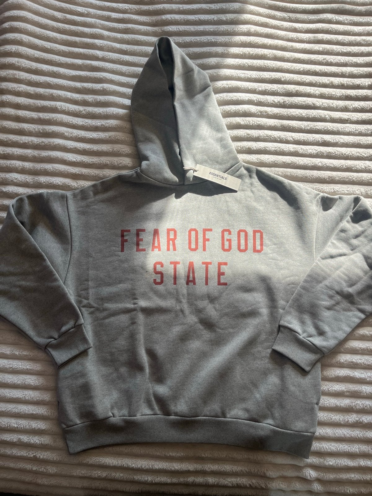 Essentials Fear of God State Trainingspak Maat M, Ophalen of Verzenden, Zo goed als nieuw, Maat 48/50 (M), Grijs
