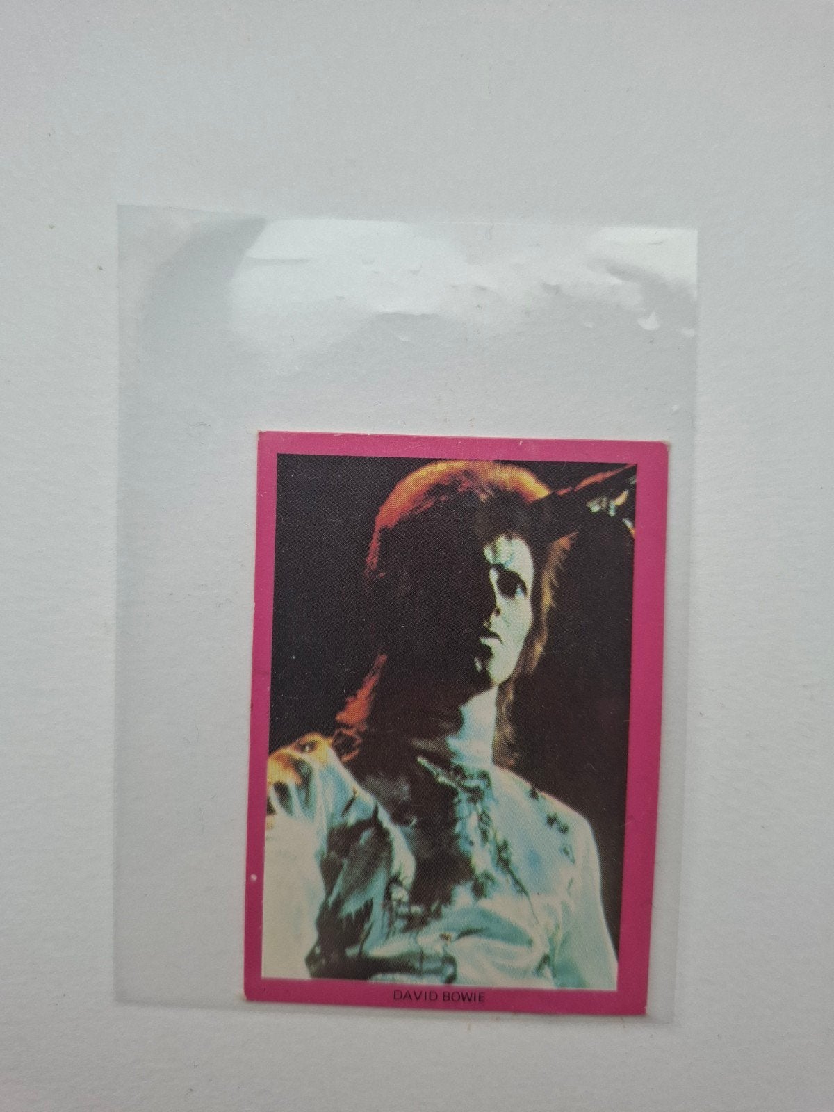 Originele Vintage David Bowie Sticker / Trading Card – Jaren, Ophalen of Verzenden