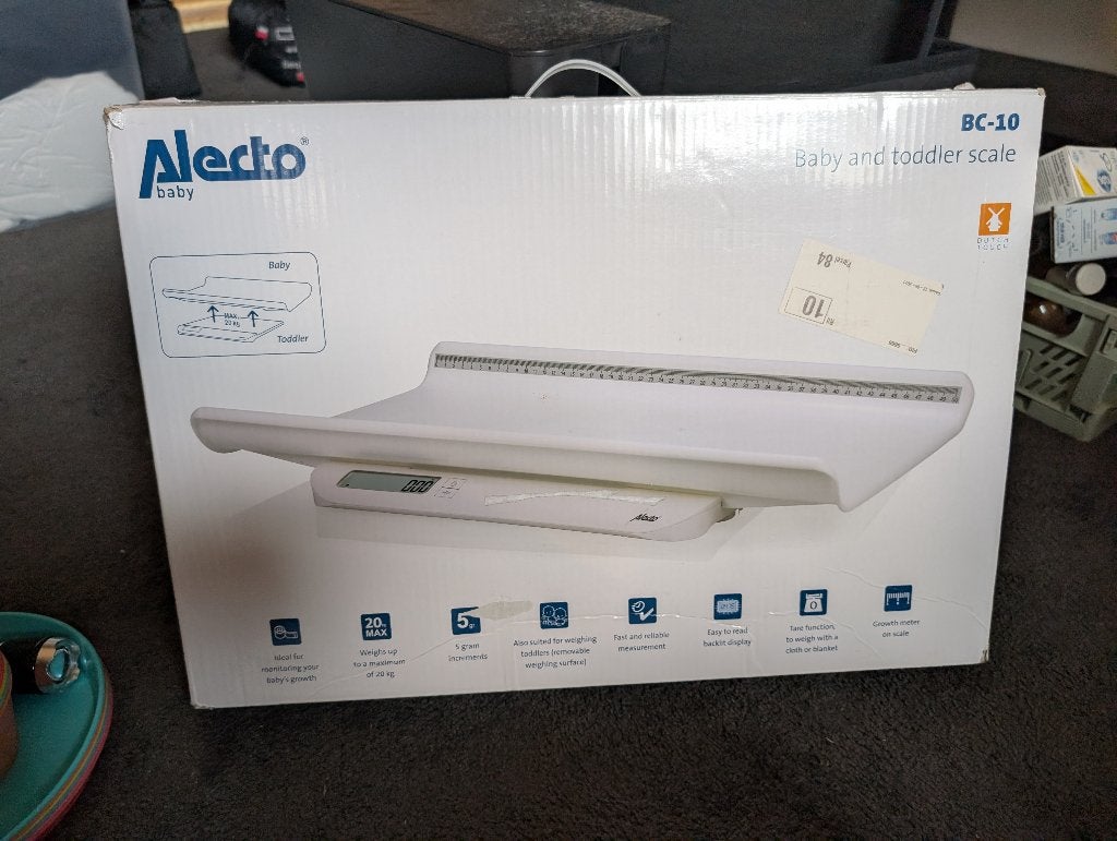 Alecto baby weegschaal BC-10, Ophalen, Zo goed als nieuw