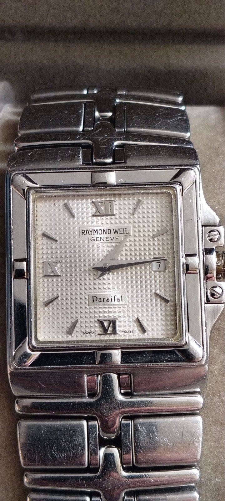 Raymond Weil Parcifal, Sieraden, Tassen en Uiterlijk, Ophalen of Verzenden, Zo goed als nieuw, Staal, Overige merken