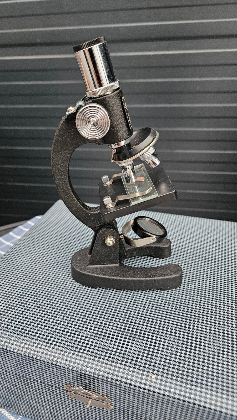 Tasco Microscoop 75X-750X - Werkt, niet helemaal compleet, Ophalen of Verzenden, Gebruikt, 400x tot 1000x, Biologische microscoop