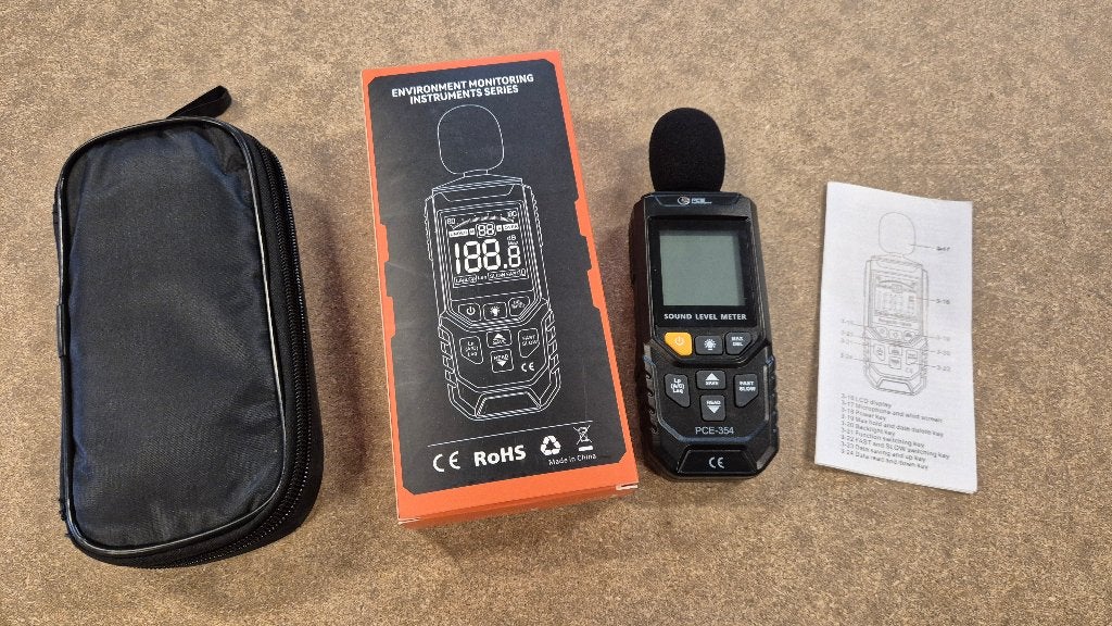 PCE-354 geluidsmeter, Doe-het-zelf en Verbouw, Ophalen of Verzenden, Zo goed als nieuw, Geluid
