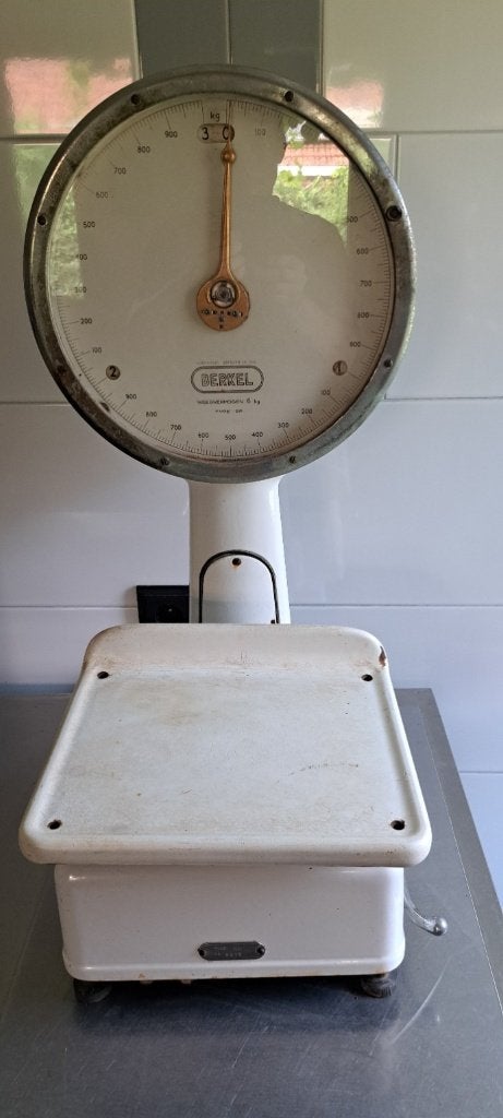 Weegschaal, Witgoed en Apparatuur, Weegschalen, Ophalen, Winkelweegschaal, Analoog, 500 gram of grover