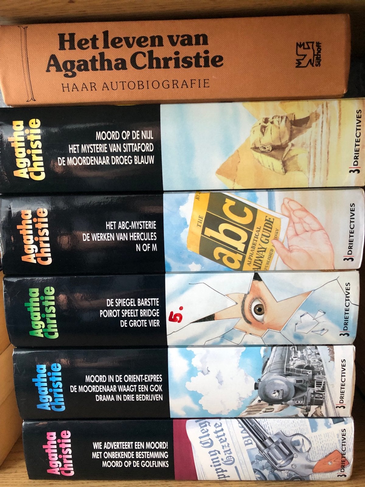 Agatha Christie Boeken Collectie - 6 Drietectives & Autobiog, Boeken, Ophalen of Verzenden, Gelezen