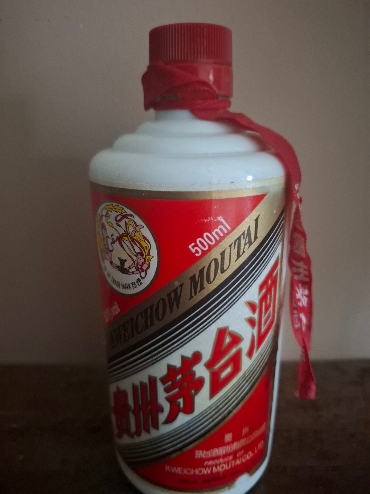 Lege Kweichow Moutai fles 500ml - Collectors item, Ophalen of Verzenden, Gebruikt